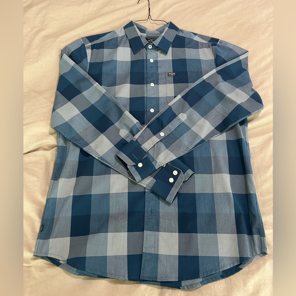 Kimes Ranch Blue Plaid Men's Shirt